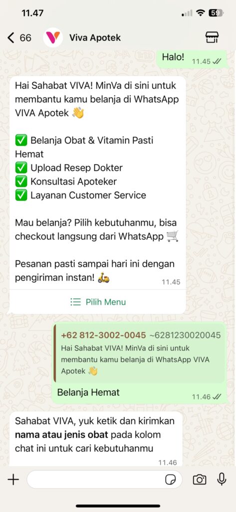 Step by Step WA Commerce VIVA Apotek (2)