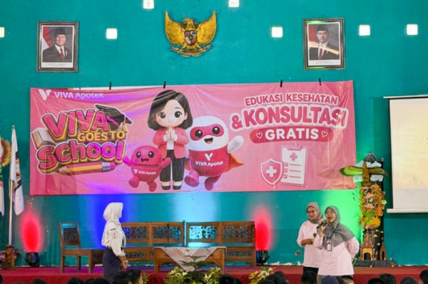 VIVA Apotek Perluas Akses Layanan Kesehatan Preventif Lewat Program VIVA Goes to School